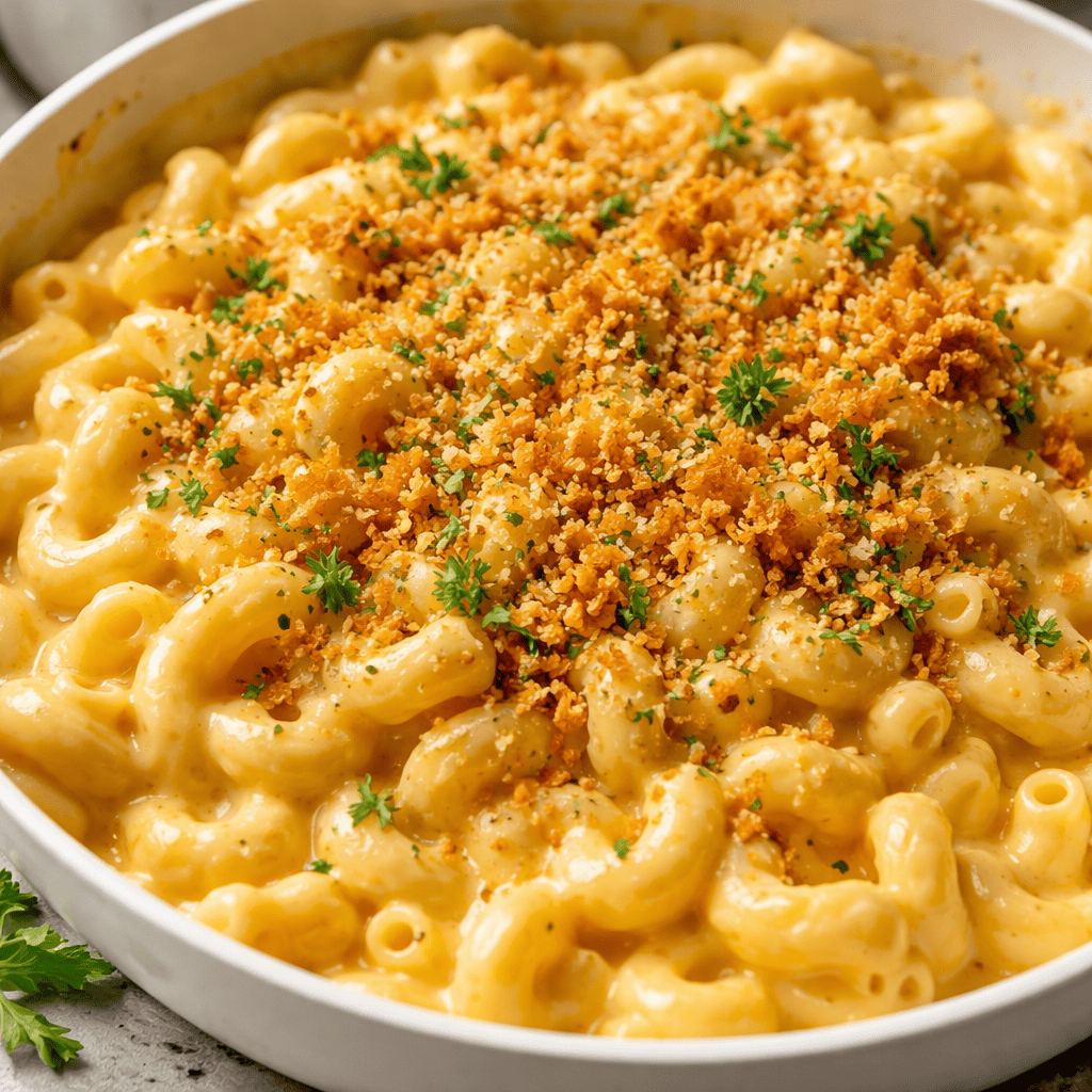 Homemade mac and cheese
