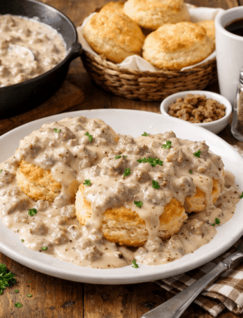 Quick and Creamy Biscuits and Gravy Recipe for Breakfast