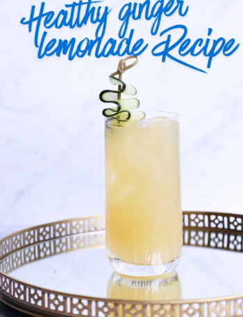 Healthy ginger lemonade recipe