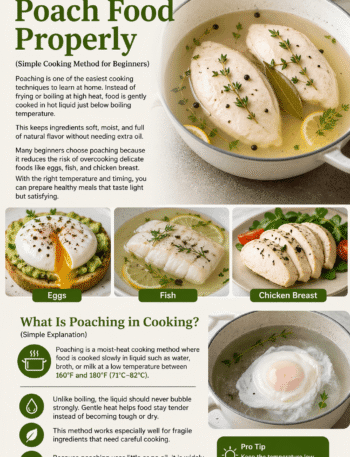 Easy Poaching Guide for Eggs Chicken Fish at Home