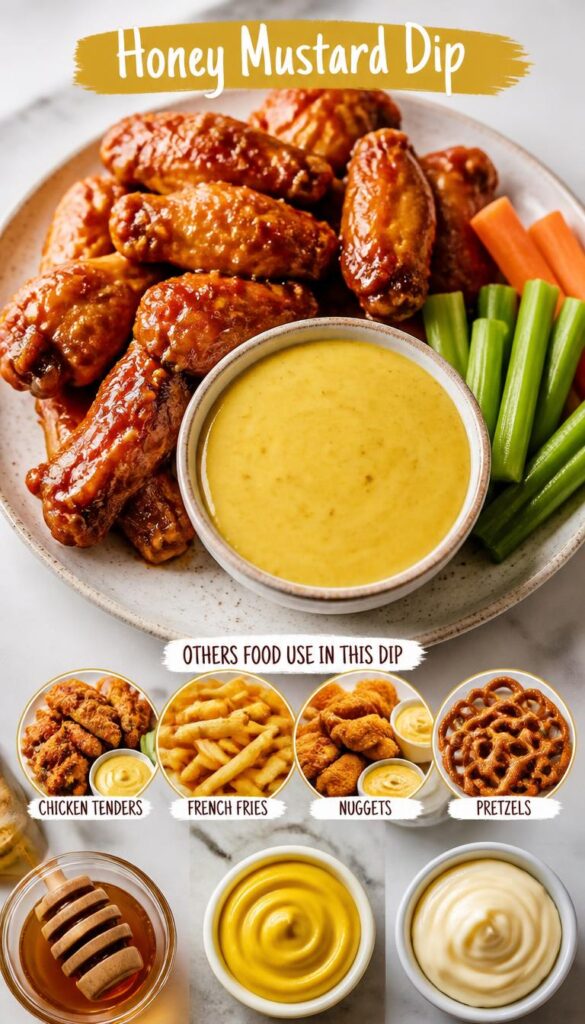 Homemade Honey Mustard Dip Creamy, Sweet & Tangy Sauce